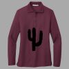 Women's Silk Touch Long Sleeve Polo Thumbnail