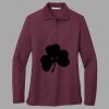 Women's Silk Touch Long Sleeve Polo Thumbnail