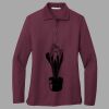 Women's Silk Touch Long Sleeve Polo Thumbnail
