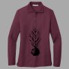 Women's Silk Touch Long Sleeve Polo Thumbnail