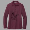 Women's Silk Touch Long Sleeve Polo Thumbnail