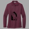 Women's Silk Touch Long Sleeve Polo Thumbnail