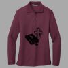 Women's Silk Touch Long Sleeve Polo Thumbnail