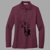 Women's Silk Touch Long Sleeve Polo Thumbnail