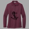 Women's Silk Touch Long Sleeve Polo Thumbnail