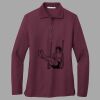 Women's Silk Touch Long Sleeve Polo Thumbnail