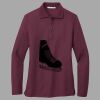 Women's Silk Touch Long Sleeve Polo Thumbnail