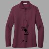 Women's Silk Touch Long Sleeve Polo Thumbnail
