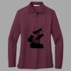 Women's Silk Touch Long Sleeve Polo Thumbnail