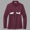 Women's Silk Touch Long Sleeve Polo Thumbnail