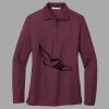 Women's Silk Touch Long Sleeve Polo Thumbnail