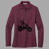 Women's Silk Touch Long Sleeve Polo Thumbnail