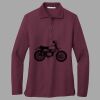 Women's Silk Touch Long Sleeve Polo Thumbnail