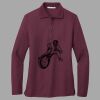 Women's Silk Touch Long Sleeve Polo Thumbnail