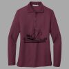 Women's Silk Touch Long Sleeve Polo Thumbnail