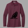 Women's Silk Touch Long Sleeve Polo Thumbnail