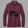 Women's Silk Touch Long Sleeve Polo Thumbnail