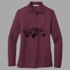 Women's Silk Touch Long Sleeve Polo Thumbnail