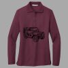 Women's Silk Touch Long Sleeve Polo Thumbnail
