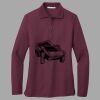 Women's Silk Touch Long Sleeve Polo Thumbnail