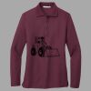 Women's Silk Touch Long Sleeve Polo Thumbnail