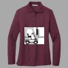 Women's Silk Touch Long Sleeve Polo Thumbnail