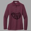 Women's Silk Touch Long Sleeve Polo Thumbnail