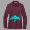Women's Silk Touch Long Sleeve Polo Thumbnail