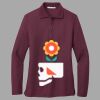Women's Silk Touch Long Sleeve Polo Thumbnail