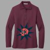 Women's Silk Touch Long Sleeve Polo Thumbnail