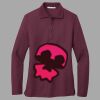 Women's Silk Touch Long Sleeve Polo Thumbnail