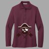 Women's Silk Touch Long Sleeve Polo Thumbnail