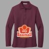 Women's Silk Touch Long Sleeve Polo Thumbnail