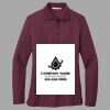Women's Silk Touch Long Sleeve Polo Thumbnail