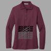 Women's Silk Touch Long Sleeve Polo Thumbnail