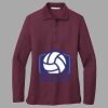 Women's Silk Touch Long Sleeve Polo Thumbnail