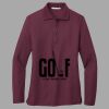 Women's Silk Touch Long Sleeve Polo Thumbnail