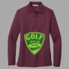 Women's Silk Touch Long Sleeve Polo Thumbnail