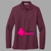 Women's Silk Touch Long Sleeve Polo Thumbnail