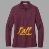 Women's Silk Touch Long Sleeve Polo Thumbnail