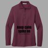 Women's Silk Touch Long Sleeve Polo Thumbnail