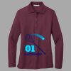 Women's Silk Touch Long Sleeve Polo Thumbnail
