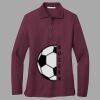 Women's Silk Touch Long Sleeve Polo Thumbnail