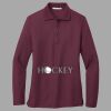 Women's Silk Touch Long Sleeve Polo Thumbnail