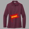 Women's Silk Touch Long Sleeve Polo Thumbnail