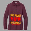 Women's Silk Touch Long Sleeve Polo Thumbnail