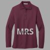 Women's Silk Touch Long Sleeve Polo Thumbnail