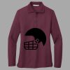 Women's Silk Touch Long Sleeve Polo Thumbnail