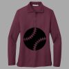 Women's Silk Touch Long Sleeve Polo Thumbnail