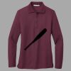 Women's Silk Touch Long Sleeve Polo Thumbnail